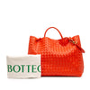Bottega Veneta Large Lambskin Intrecciato Andiamo Satchel Secondhand
