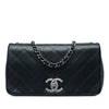 Chanel Medium Diamond Embossed Calfskin New Chic Flap Secondhand