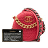 Chanel Tweed 19 Round Clutch with Chain Secondhand