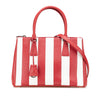 Prada Small Bicolor Saffiano Galleria Double Zip Satchel Secondhand