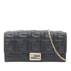 Fendi FF Embossed Wallet on Chain Secondhand