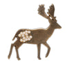 Chanel CC Gold Plated Faux Pearl Deer Brooch Secondhand