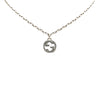 Secondhand Gucci Sterling Silver Interlocking G Pendant Necklace