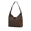 Secondhand Fendi Zucca Canvas Shoulder Bag