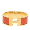 Hermès Wide Enamel Clic H Bracelet PM Secondhand