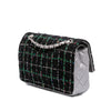 Chanel Medium Classic Quilted Tweed and Metallic Lambskin Double Flap Secondhand