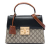 Gucci Small GG Supreme Padlock Satchel Secondhand