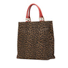 Fendi Leopard Print Canvas Tote Secondhand
