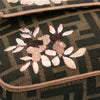Fendi Zucca Canvas Paisley Embroidery Baguette Satchel Secondhand