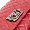 Chanel Quilted Glazed Calfskin Soft Boy Flap Secondhand