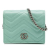 Gucci Mini GG Marmont Matelasse Calfskin Wallet On Chain Secondhand