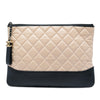 Chanel Medium Bicolor Quilted Aged Calfskin Gabrielle O Case Clutch Secondhand