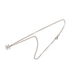 Chanel CC Brass and Strass Pendant Necklace Secondhand