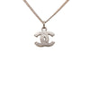 Chanel CC Brass and Strass Pendant Necklace Secondhand