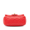 Chanel Mini Square Classic Lambskin Pearl Crush Single Flap Secondhand
