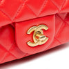 Chanel Mini Square Classic Lambskin Pearl Crush Single Flap Secondhand