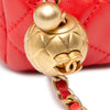 Chanel Mini Square Classic Lambskin Pearl Crush Single Flap Secondhand