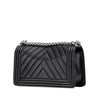 Chanel Old Medium Chevron Calfskin Boy Flap Secondhand