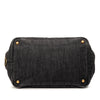 Prada Denim Canapa Logo Satchel Secondhand
