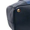 Prada Medium Bicolor Saffiano Lux Galleria Double Zip Satchel Secondhand