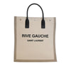 Saint Laurent Mixed Fibers Rive Gauche North South Tote Secondhand