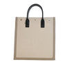 Saint Laurent Mixed Fibers Rive Gauche North South Tote Secondhand