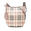 Burberry Haymarket Check Coated Canvas Lorne Bucket Bag Secondhand