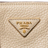 Prada Vitello Daino Front Pocket Open Convertible Tote Secondhand