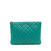Chanel Medium Quilted Lambskin O Case Clutch Secondhand
