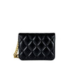 Chanel Mini Quilted Lambskin Resin Pearl Chain Flap Secondhand