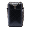 Chanel CC Quilted Lambskin Chain Around Phone Holder Secondhand