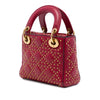 Dior Mini Lambskin Cannage Studded Supple Lady Dior Secondhand
