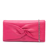 LOEWE Anagram Nappa Bow Tie Clutch with Chain Secondhand