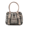 Burberry Small Smoke Check Coated Canvas Northfield Satchel Secondhand