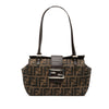 Secondhand Fendi Zucca Canvas Bento Box Shoulder Bag