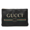 Gucci Leather Logo Clutch Secondhand
