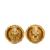 Chanel CC Gold Plated Shell Clip On Earrings Secondhand