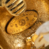 Chanel CC Gold Plated Shell Clip On Earrings Secondhand