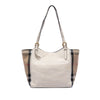 Burberry Small Leather and House Check Canvas Canterbury Tote Secondhand