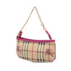 Burberry Haymarket Check Coated Canvas Clara Pochette Secondhand