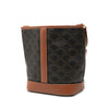 Celine Small Triomphe Coated Canvas Bucket Bag Secondhand