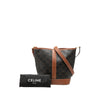 Celine Small Triomphe Coated Canvas Bucket Bag Secondhand