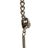 Chanel CC Gold Plated Resin Strass Faux Pearl Camellia Round Pendant Necklace Secondhand