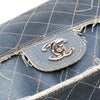 Chanel Paris Dubai Medium Quilted Denim Pompom Flap Secondhand