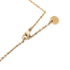 Dior Gold Plated Strass Embellished Faux Pearl CD Tribal Long Necklace Secondhand