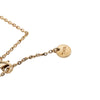 Dior Gold Plated Strass Embellished Faux Pearl CD Tribal Long Necklace Secondhand