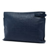 LOEWE Embossed Anagram Leather Repeat T Clutch Secondhand