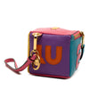 Secondhand Miu Miu Goatskin Logo Cube Wristlet Coin Pouch