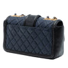 Secondhand Chanel Medium Bicolor Quilted Lambskin Elegant CC Flap