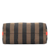 Fendi Pequin Canvas Shoulder Bag Secondhand